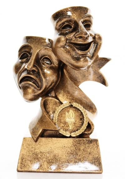 Comedy & Tragedy Mask Trophy