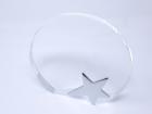 Cuchulainn Crystal Circular Award With Star