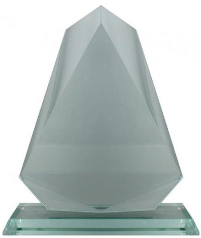 Volcano Glass Plaque