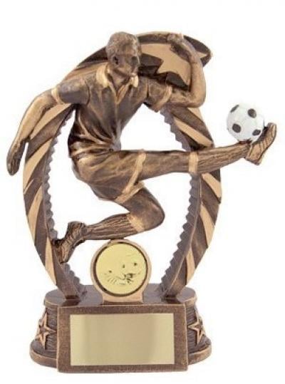 Bronze Football Trophy