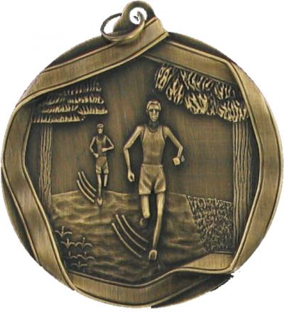 Gold running Medal