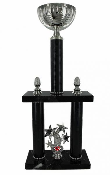 Double Height Black Trophy