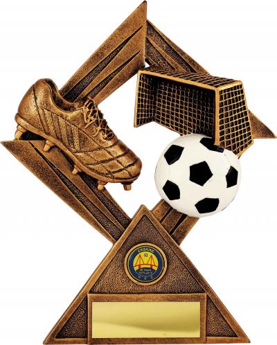 Soccer Bronze Resin Finish