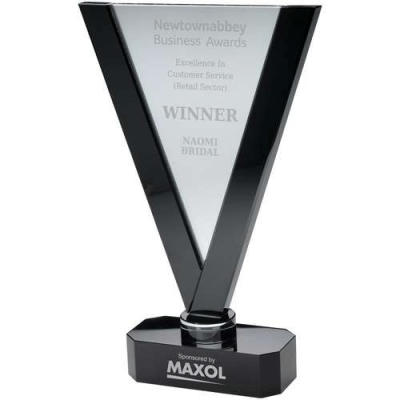 Corporate glass award