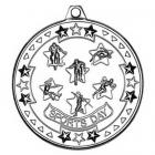 Sports Day Tri Star Medal Silver