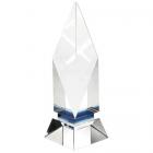 Clear/Blue Diamond Column