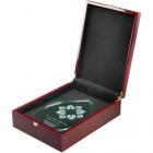 Premium Jade Glass Award in Wooden Presentation Box