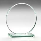 Jade Glass Round Plaque