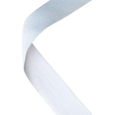 22mm Clip On Ribbon -White