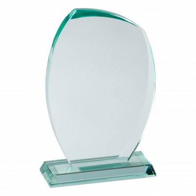 jade glass plaque