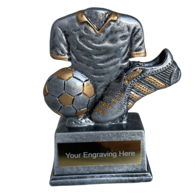 resin football jersey trophy