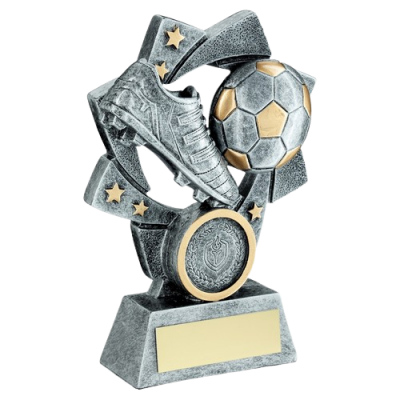 Football Star Spiral Trophy