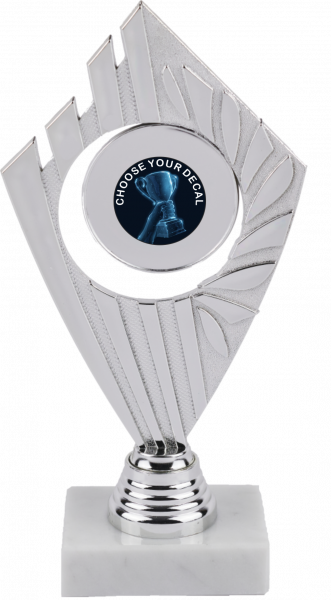 Silver Fan Holder Trophy
