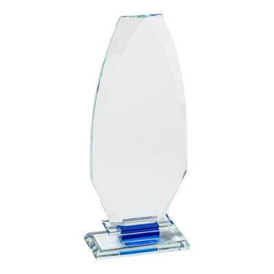 Curved Crystal Plaque