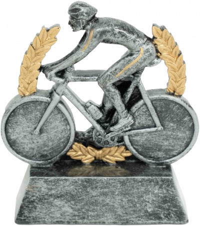 Silver Resin Cycling Trophy