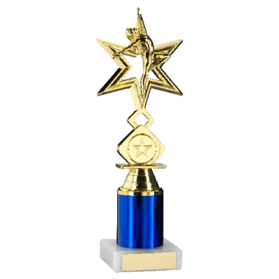 Blue Dance/Gym Star Trophy