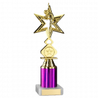 Purple Dance/Gym Star Trophy