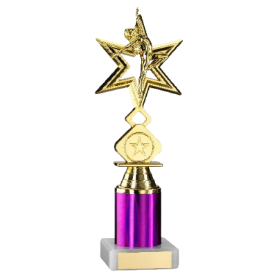 Purple Dance/Gym Star Trophy