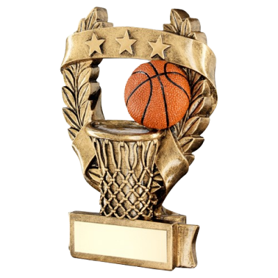 Basketball 3 Star Wreath Award