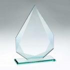 Jade Glass Diamond with Silver Edges