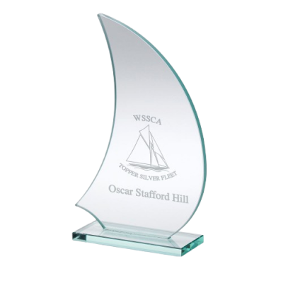 Sail Glass Plaque