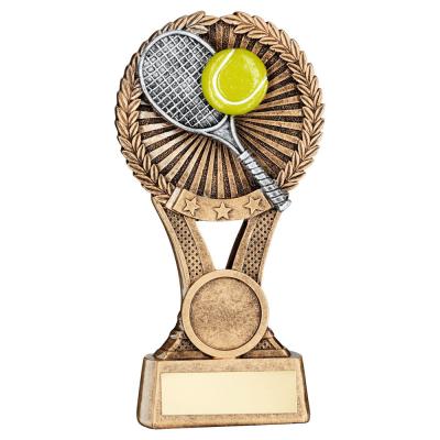 Tennis Round Wreath on V Riser