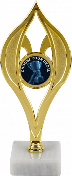 Gold Pillar Holder Trophy