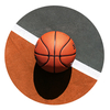 Basketball sticker