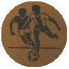 Soccer Medal Centre Sticker