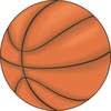 Basketball sticker