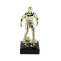 Gold Male Soccer Figure Trophy
