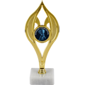 Gold Pillar Holder Trophy