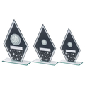 Printed Glass Diamond Darts Award