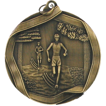 Gold running Medal