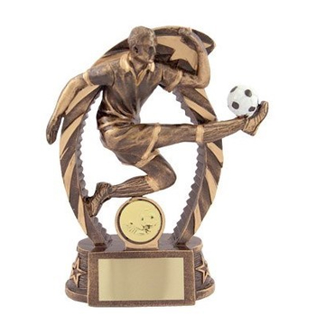 Bronze Football Trophy