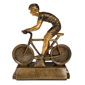 cycling figurine trophy