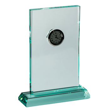 Jade Glass Clock Plaque