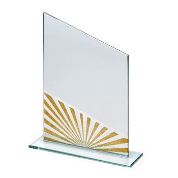 Angled Gold/Silver Detail Plaque