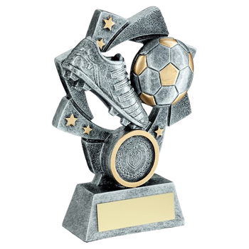 Football Star Spiral Trophy