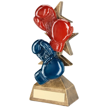 Red/Blue Boxing Gloves Trophy