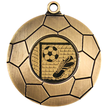 Domed Football Medal