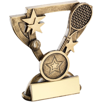 Gold Tennis Mini Cup