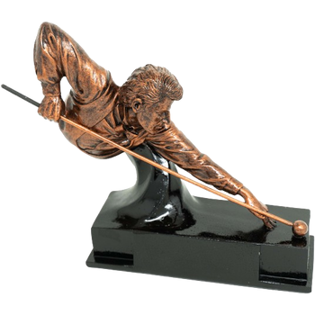 Bronze Resin Snooker Figurine
