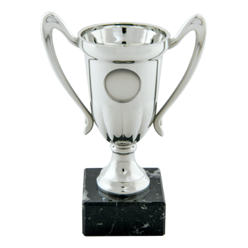 Silver Trophy With Winged Handles