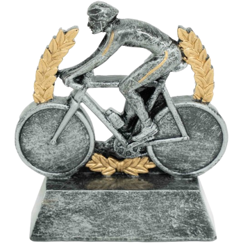 Silver Resin Cycling Trophy