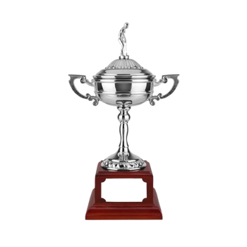 Swatkins Silver Golf Cup on Plinth
