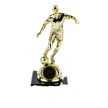 Gold Male Soccer Figure