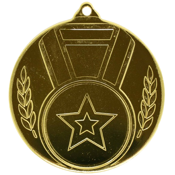 Gold Dual Wreath Medal