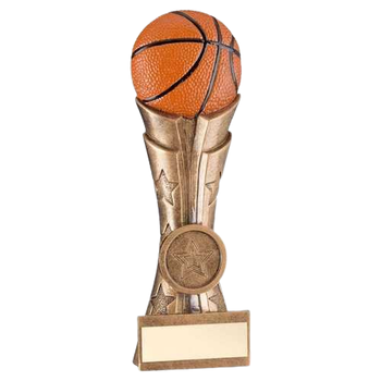 Orange Basketball on Fluted Flatback
