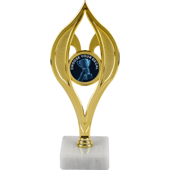 Gold Pillar Holder Trophy